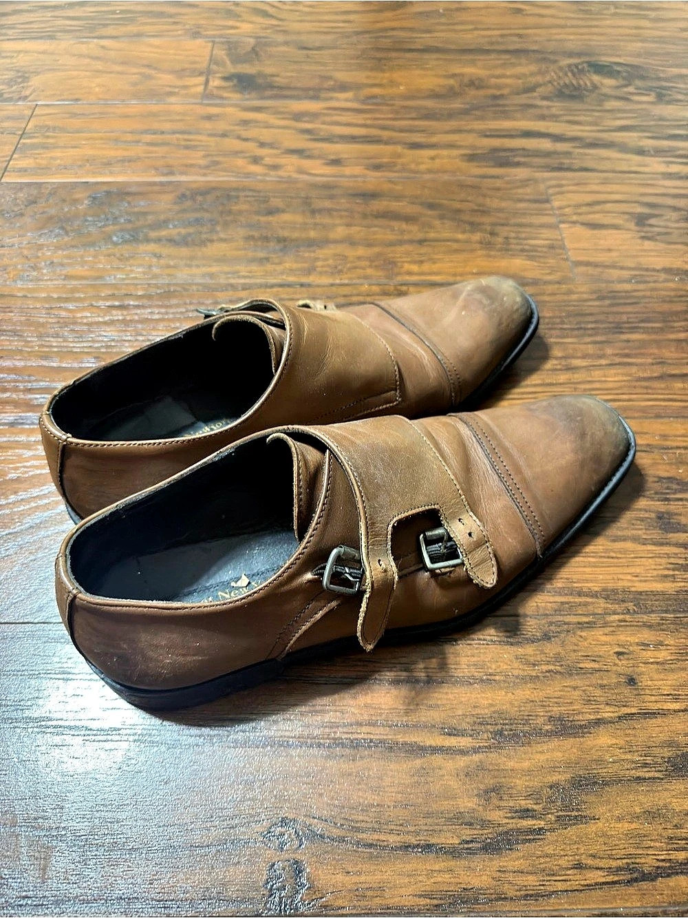 To Boot New York Men's Brown Buckle Dress Shoes
